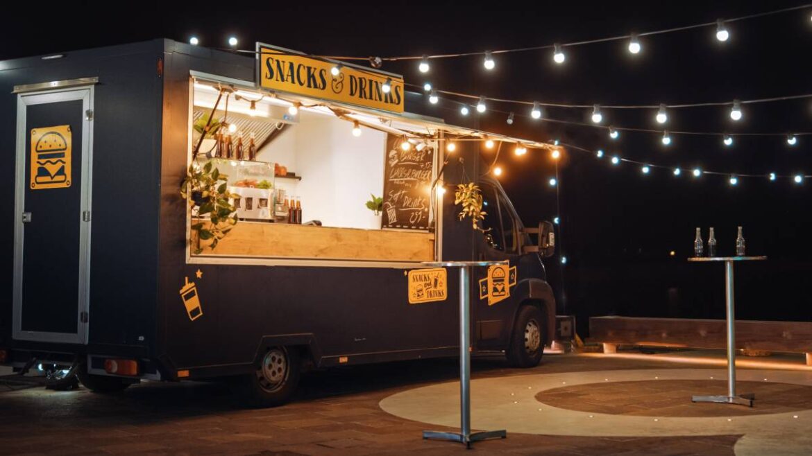 aménagement food truck restaurant itinérant