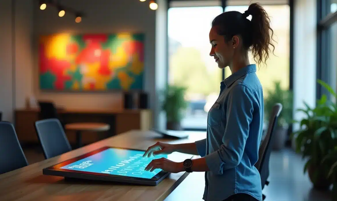 Comment optimiser l’engagement client grâce à une borne tactile interactive